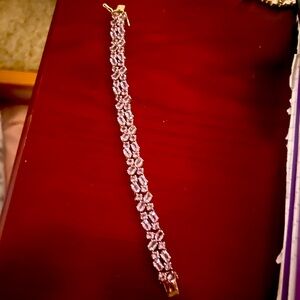 Diamonique tennis bracelet